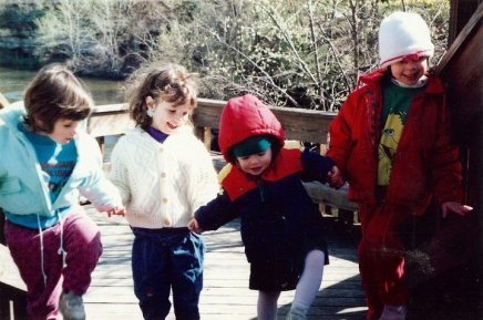 The Bigs and The Littles: Pictured Left to Right, Darah Farris, Maureen Farris, Madeline Rogers, Sarah Rogers